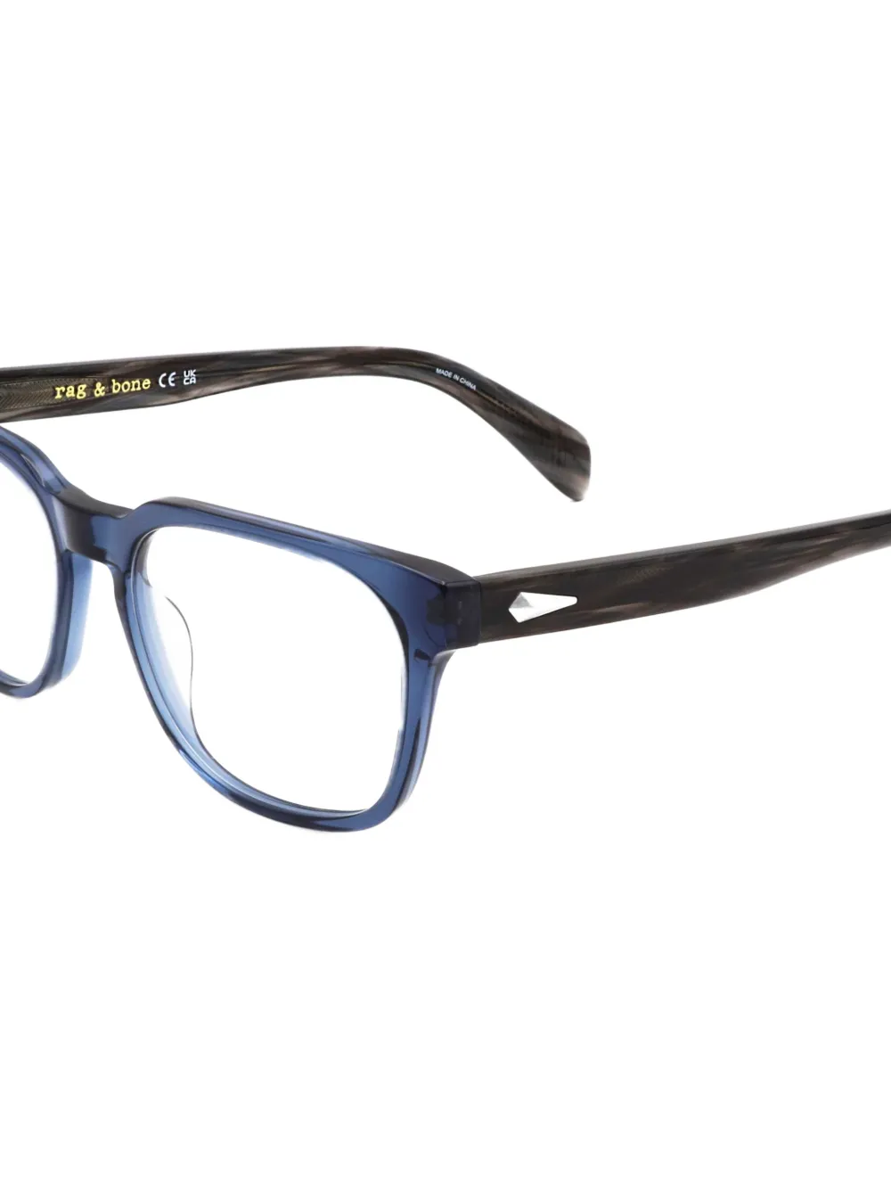 RAG & BONE EYEWEAR Bril met vierkant montuur Blauw