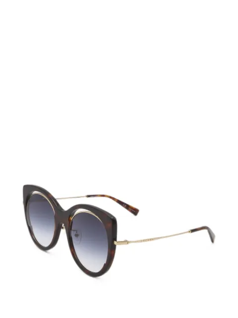 Escada tortoiseshell-effect cat-eye sunglasses