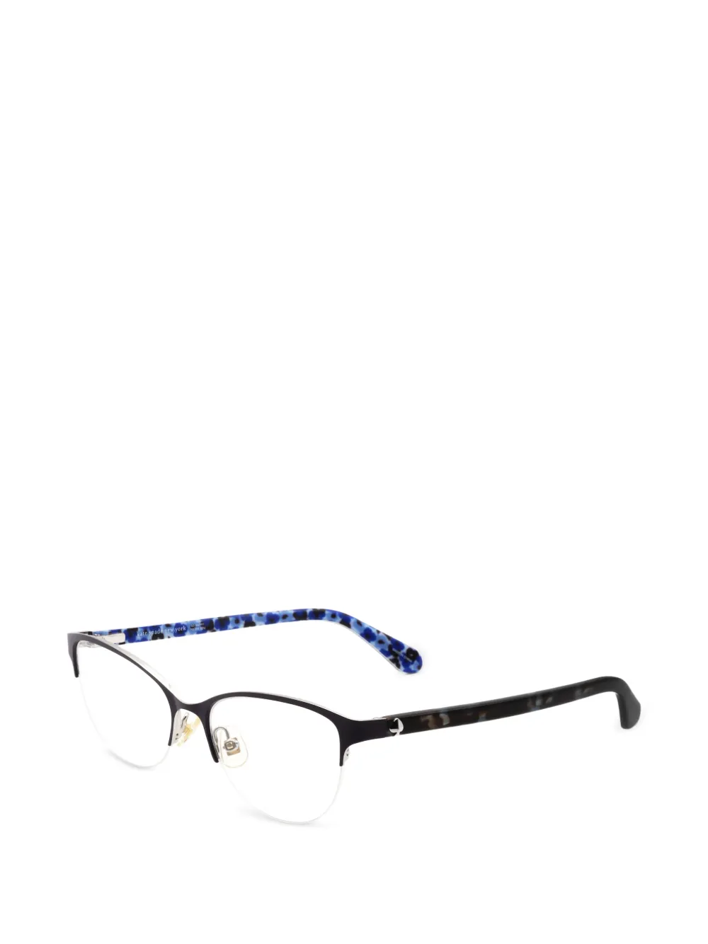 Kate Spade Adalina Brille mit Logo-Schild - Schwarz