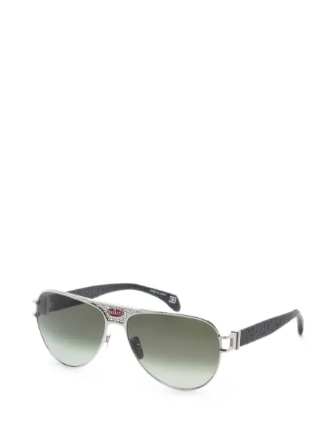 Bugatti sterling-silver pilot sunglasses