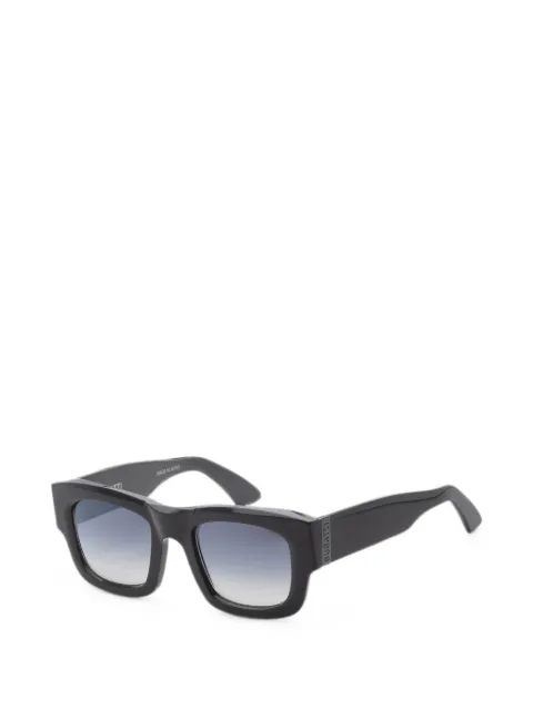 Bugatti lentes de sol con armazón cuadrada y logo grabado