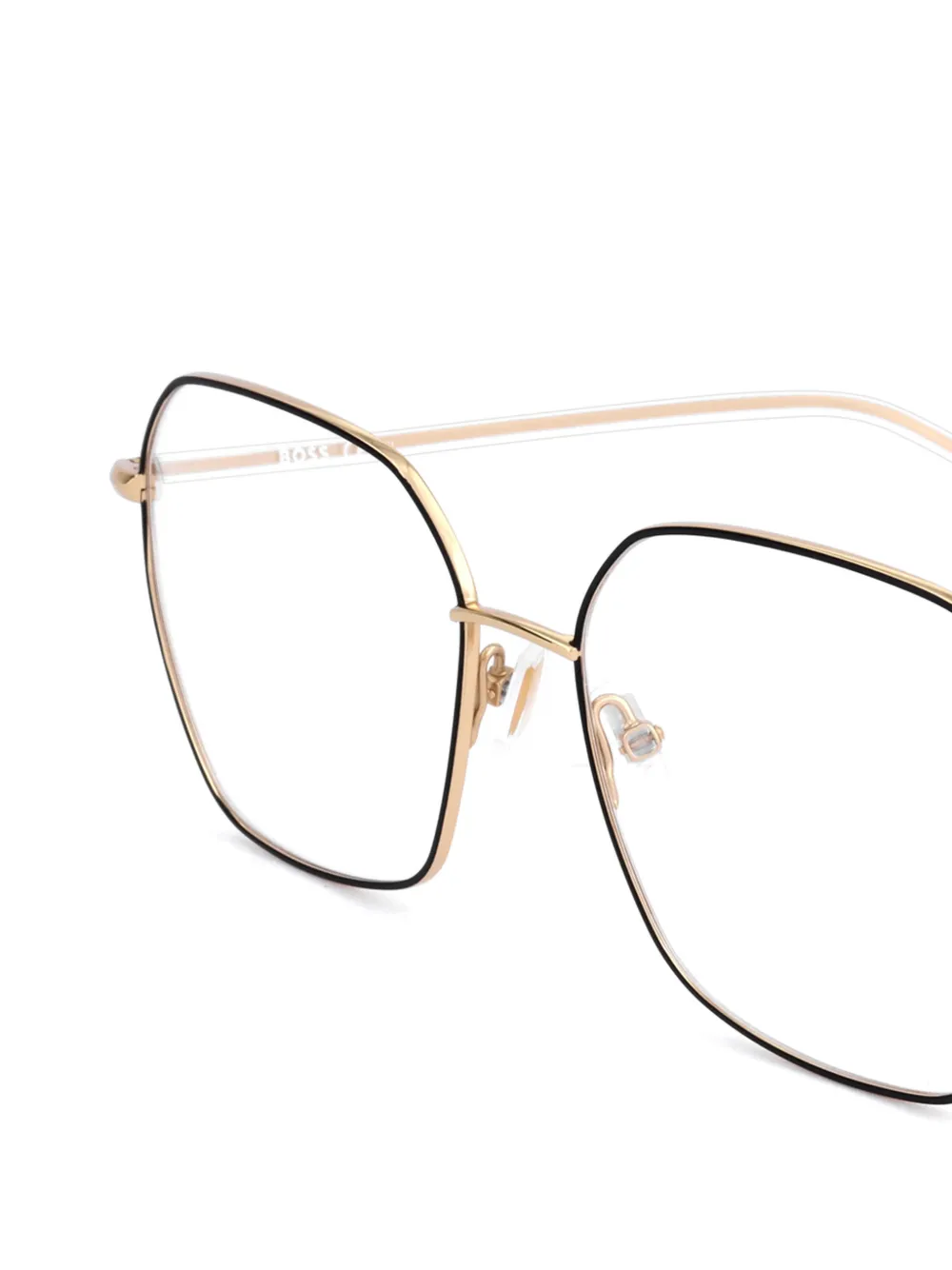 BOSS Bril met geometrisch montuur Goud