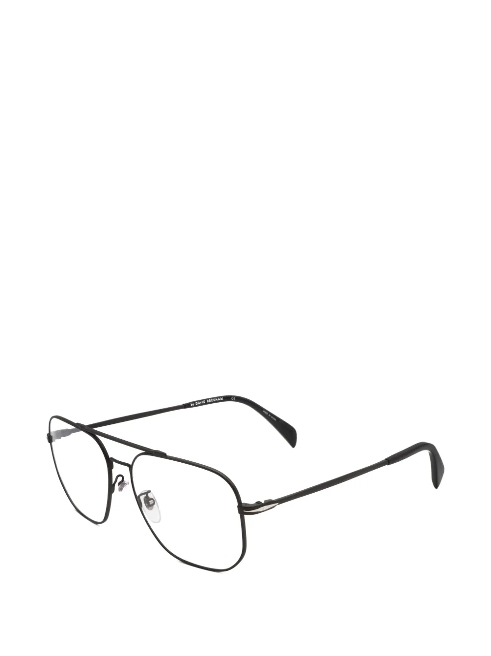 Eyewear by David Beckham Occhiali con montatura stile pilota - Nero