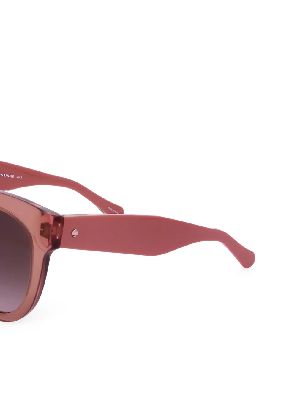 Kate Spade Zonnebril met cat-eye montuur Roze