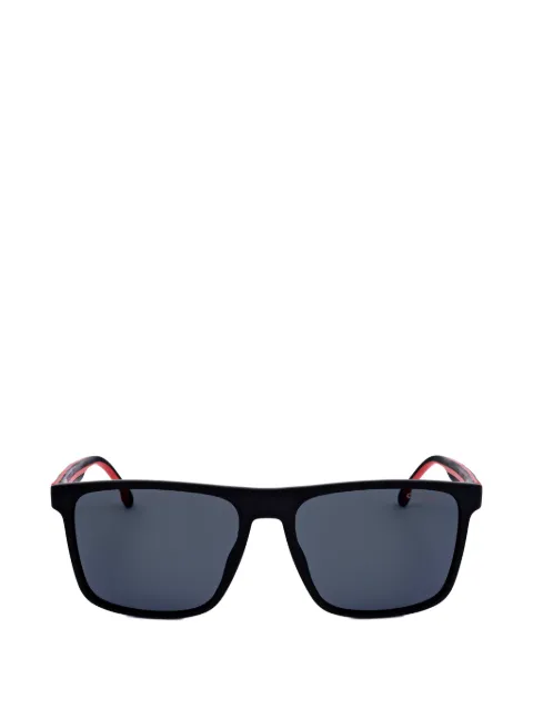 Carrera lentes de sol con armazón rectangular