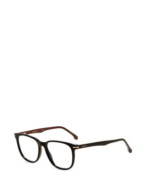 Carrera striped rectangle-frame glasses