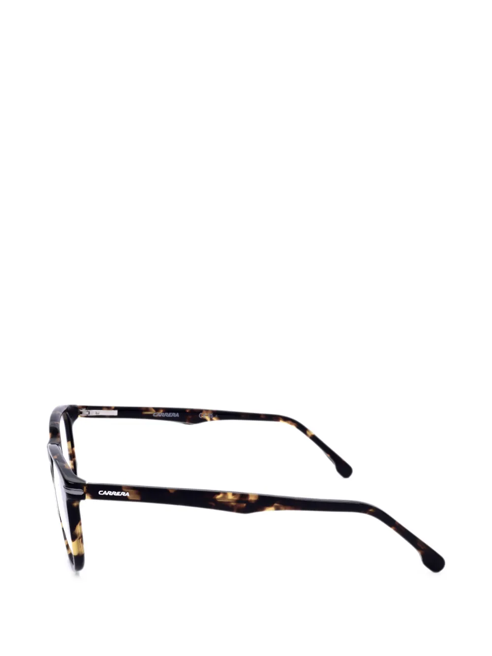 Carrera Bril met vierkant montuur en schildpadschild design Bruin