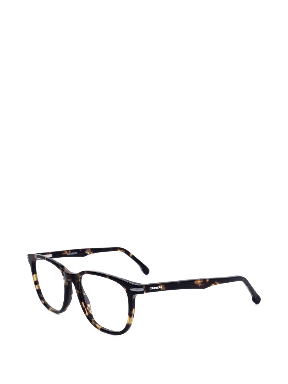 Carrera Bril met vierkant montuur en schildpadschild design Bruin