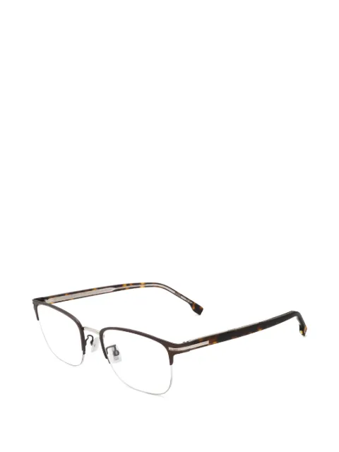 BOSS browline-frame glasses