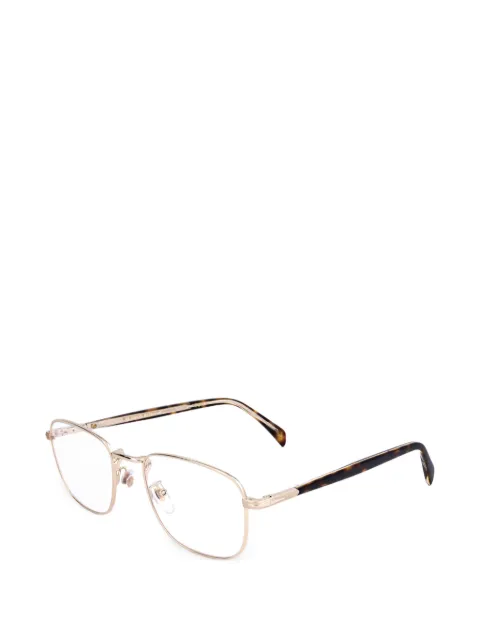 Eyewear by David Beckham tortoiseshell-effect rectangle-frame glasses