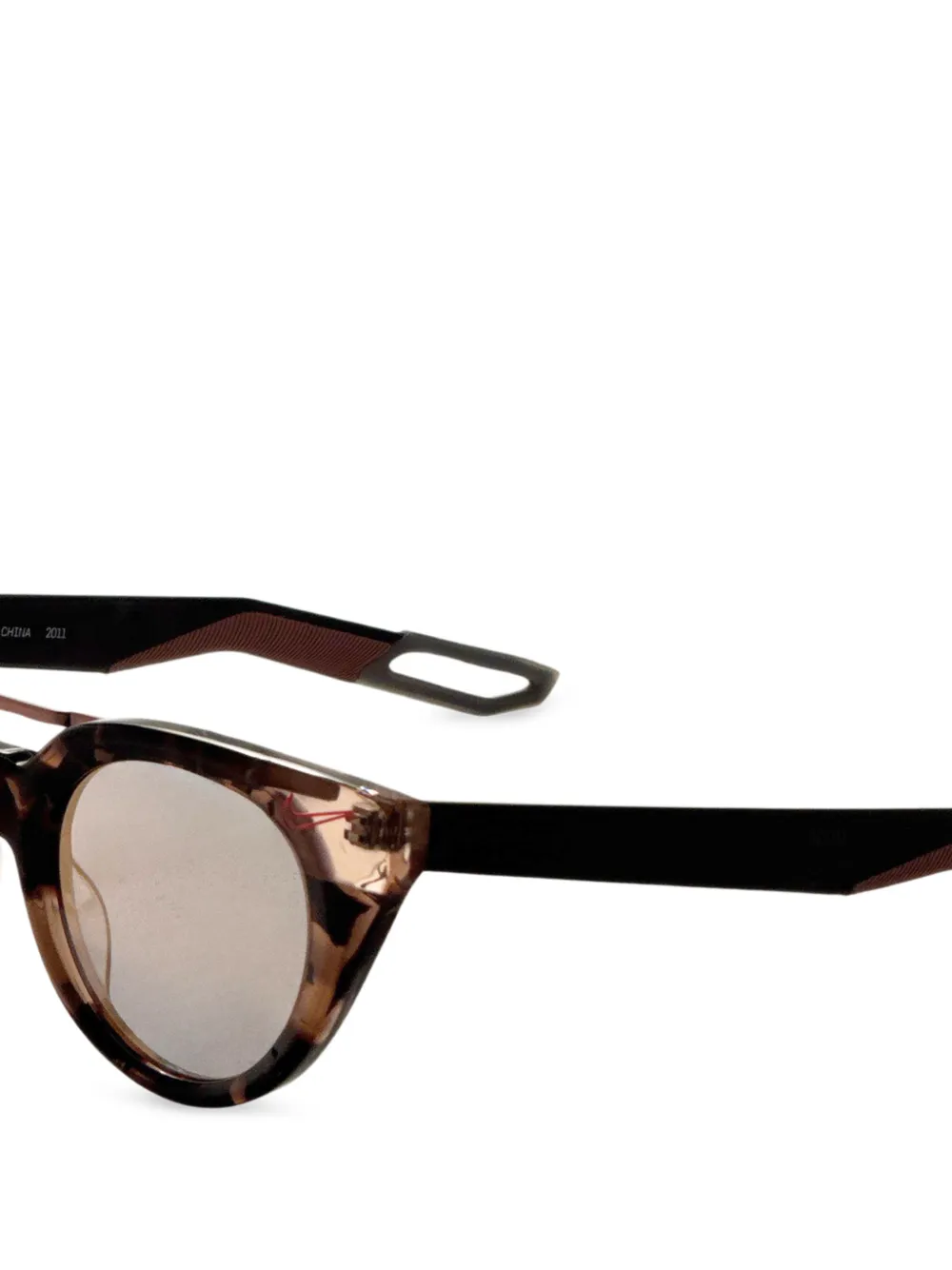 Nike tortoiseshell round-frame sunglasses Bruin