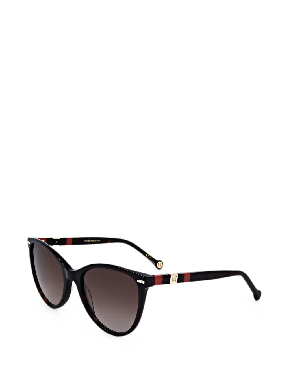 Carolina Herrera Cat-Eye-Sonnenbrille in Schildpattoptik - Braun