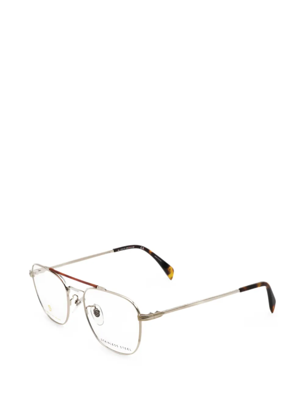 Eyewear by David Beckham Klassische Pilotenbrille - Silber