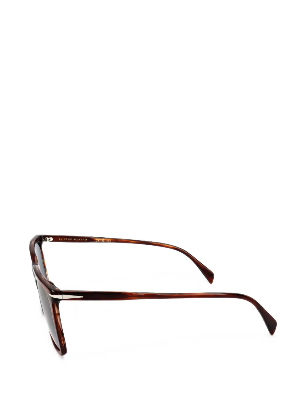 Eyewear by David Beckham tortoiseshell-effect rectangle-frame sunglasses Bruin