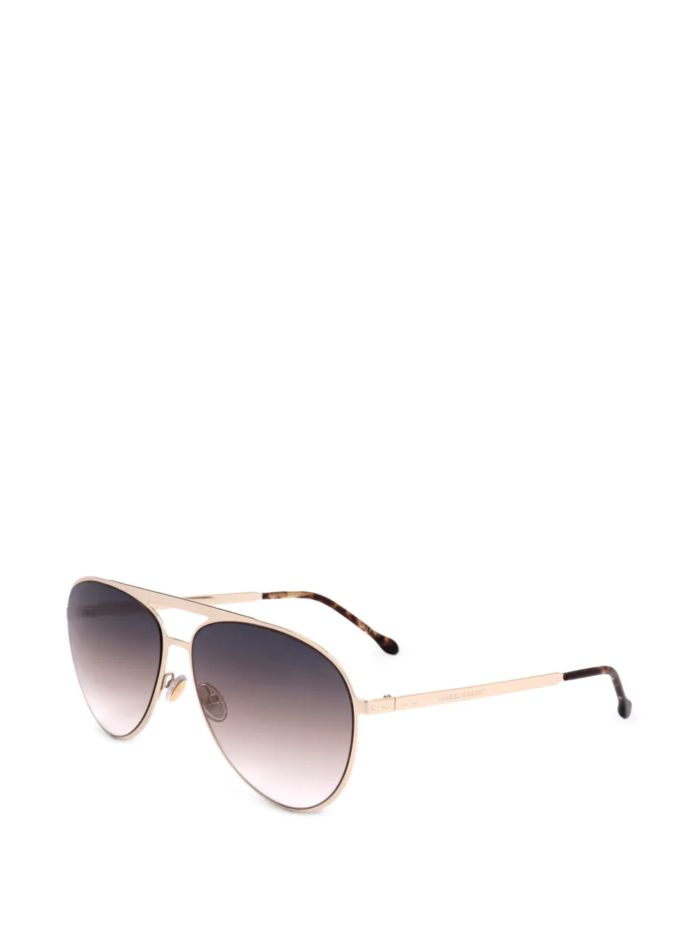 Isabel Marant Eyewear Occhiali da sole con montatura stile pilota - Oro