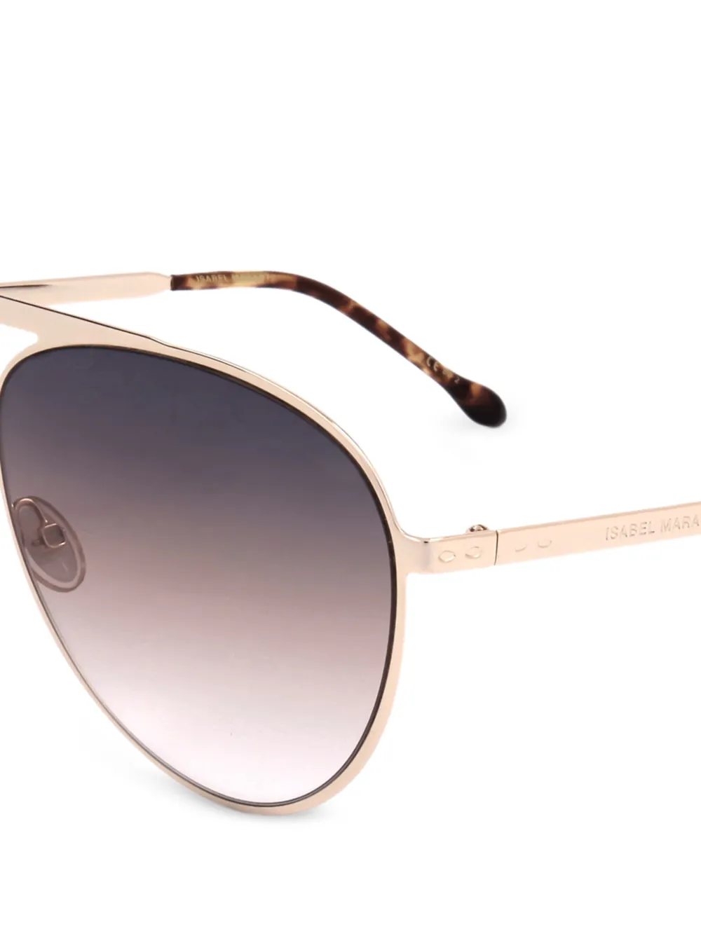 Isabel Marant Eyewear Zonnebril met piloten montuur Goud