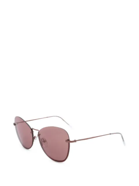 DKNY rimless pilot-frame sunglasses