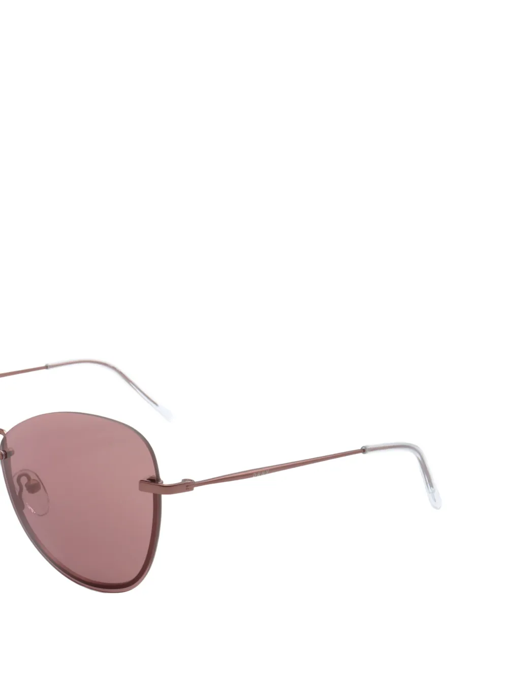 DKNY Zonnebril met rond montuur Bruin