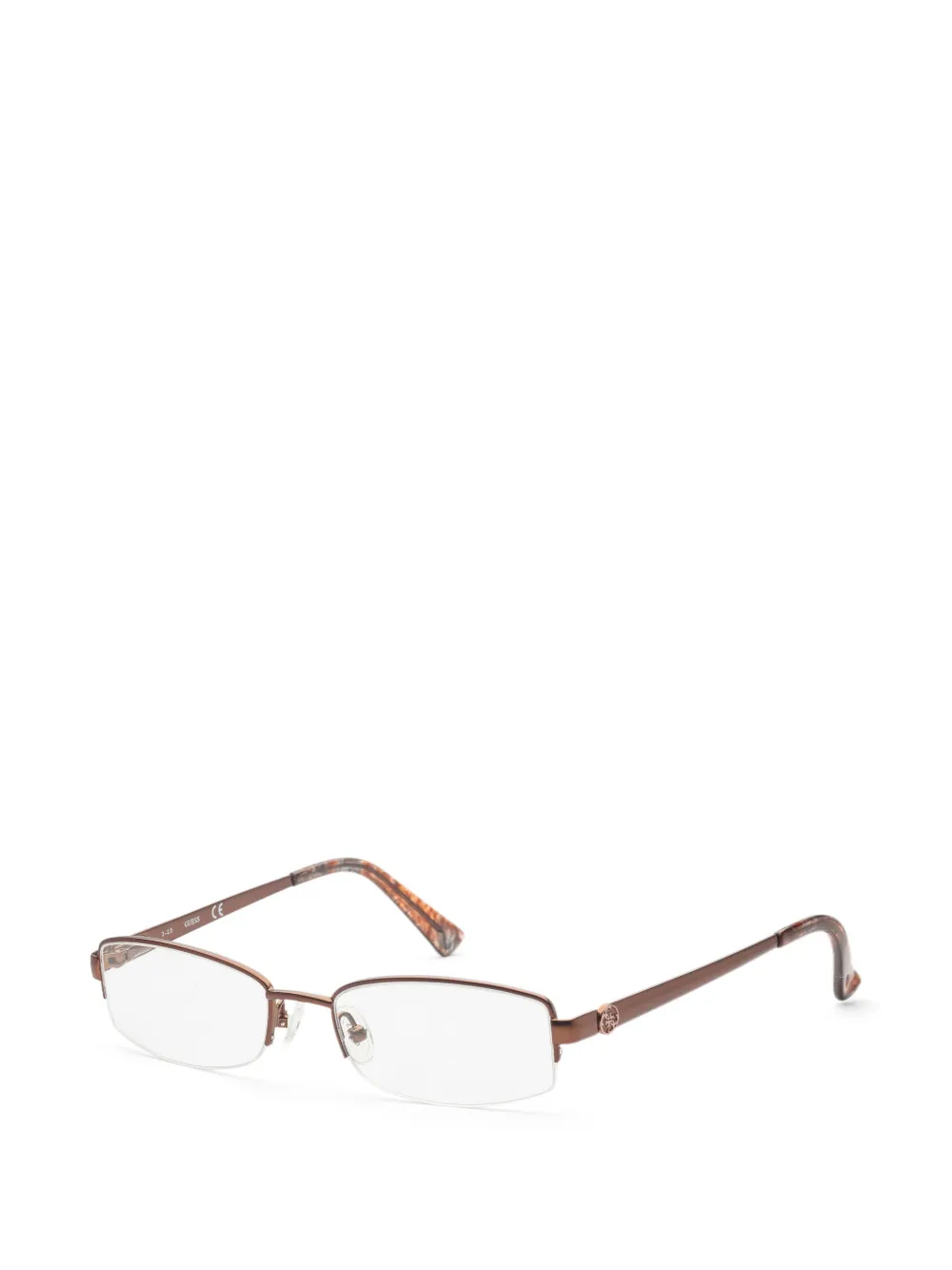 GUESS EYEWEAR 50 mm brown eyeglasses