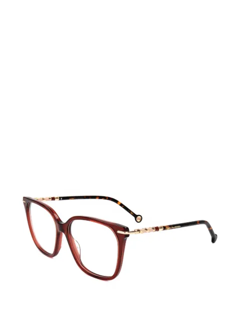 Carolina Herrera tortoiseshell-effect cat-eye glasses