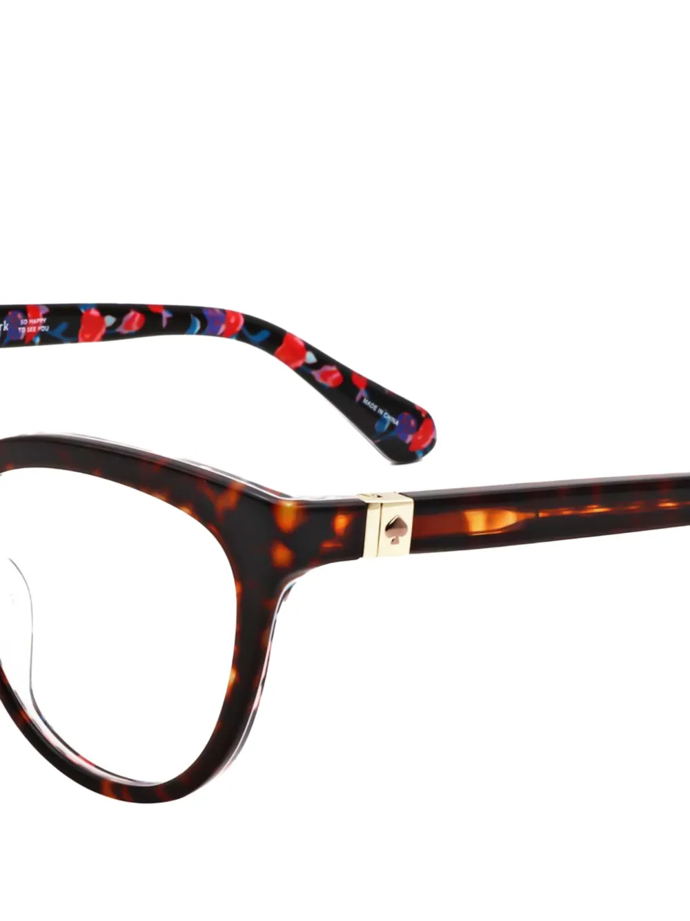 Kate Spade Cherette bril met cat-eye montuur Bruin