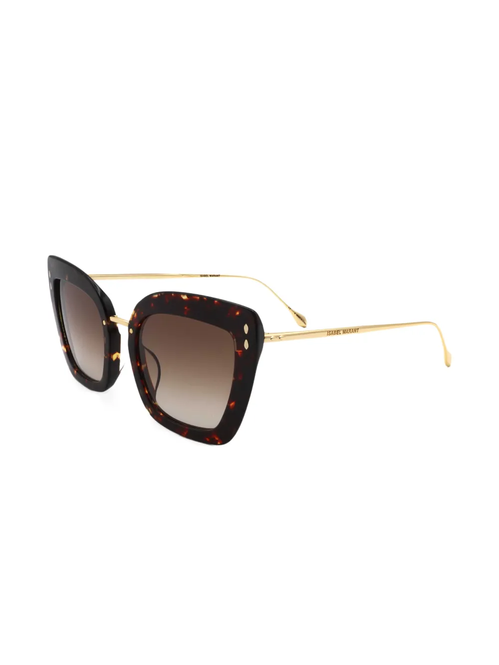 Isabel Marant Eyewear tortoiseshell-effect square-frame sunglasses