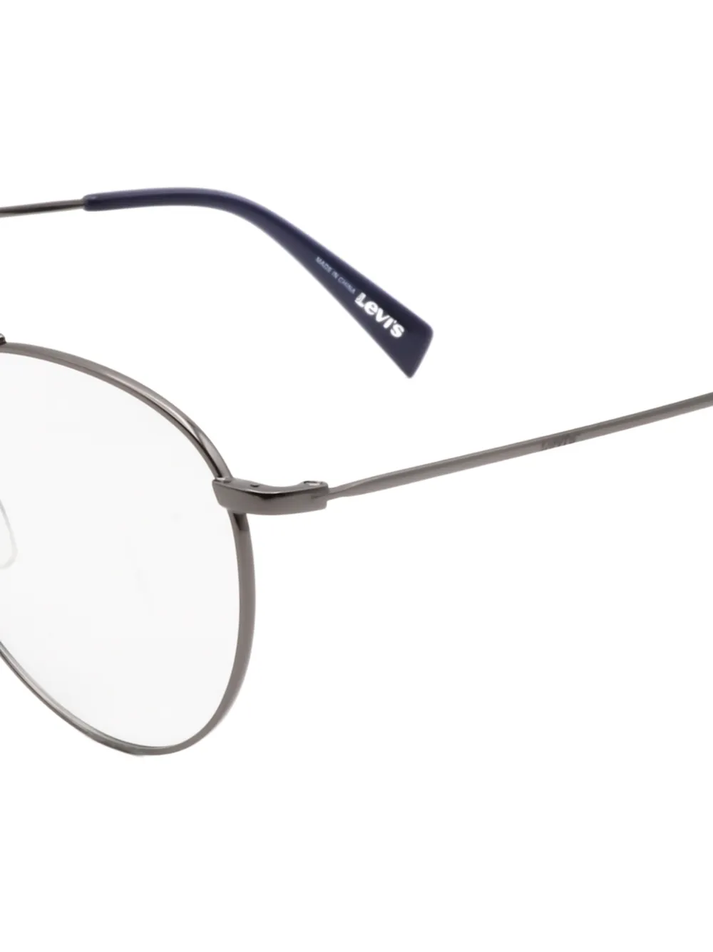 Levi's Bril met rond montuur Grijs