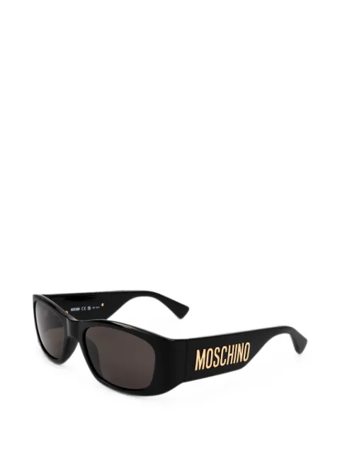 Moschino Eyewear lentes de sol con armazón rectangular y placa del logo
