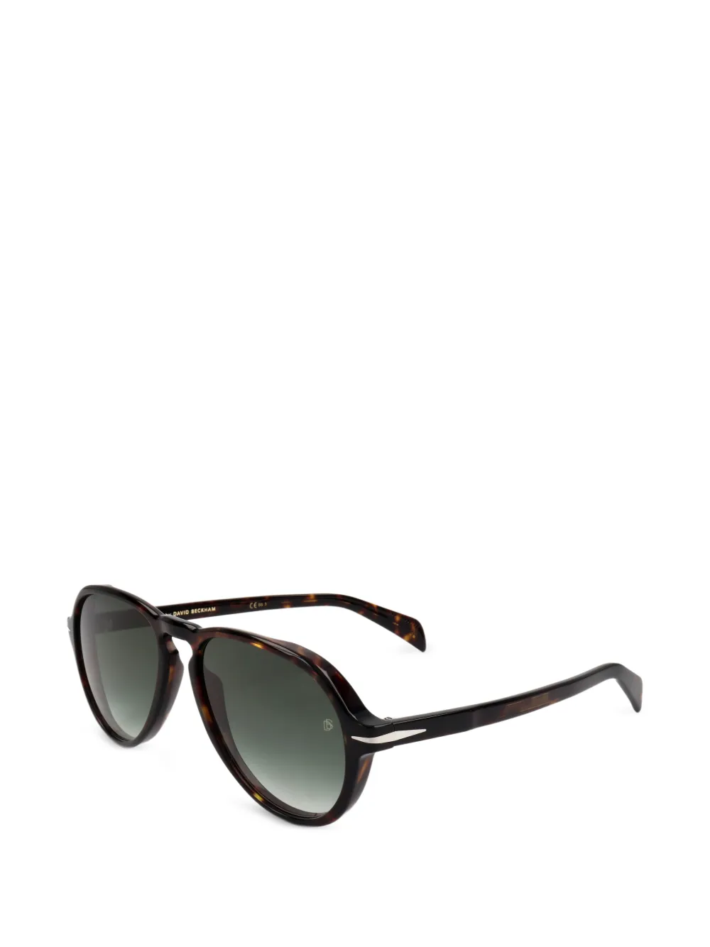 Eyewear by David Beckham Occhiali da sole con effetto tartarugato - Marrone