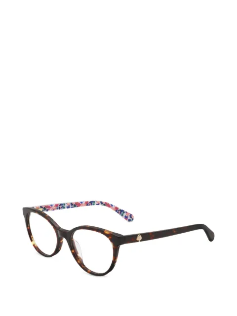 Kate Spade 톨토이즈셸 라운드 프레임 안경