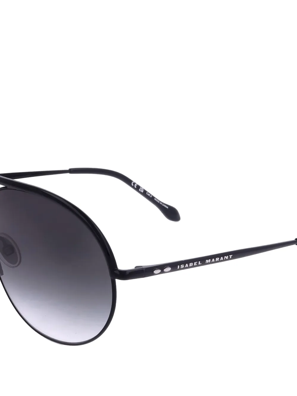 Isabel Marant Eyewear Zonnebril met piloten montuur Zwart