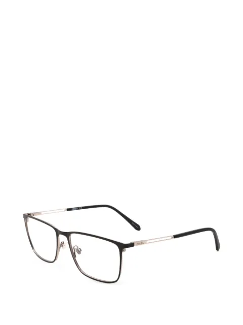 FOSSIL matte-finish rectangle-frame glasses