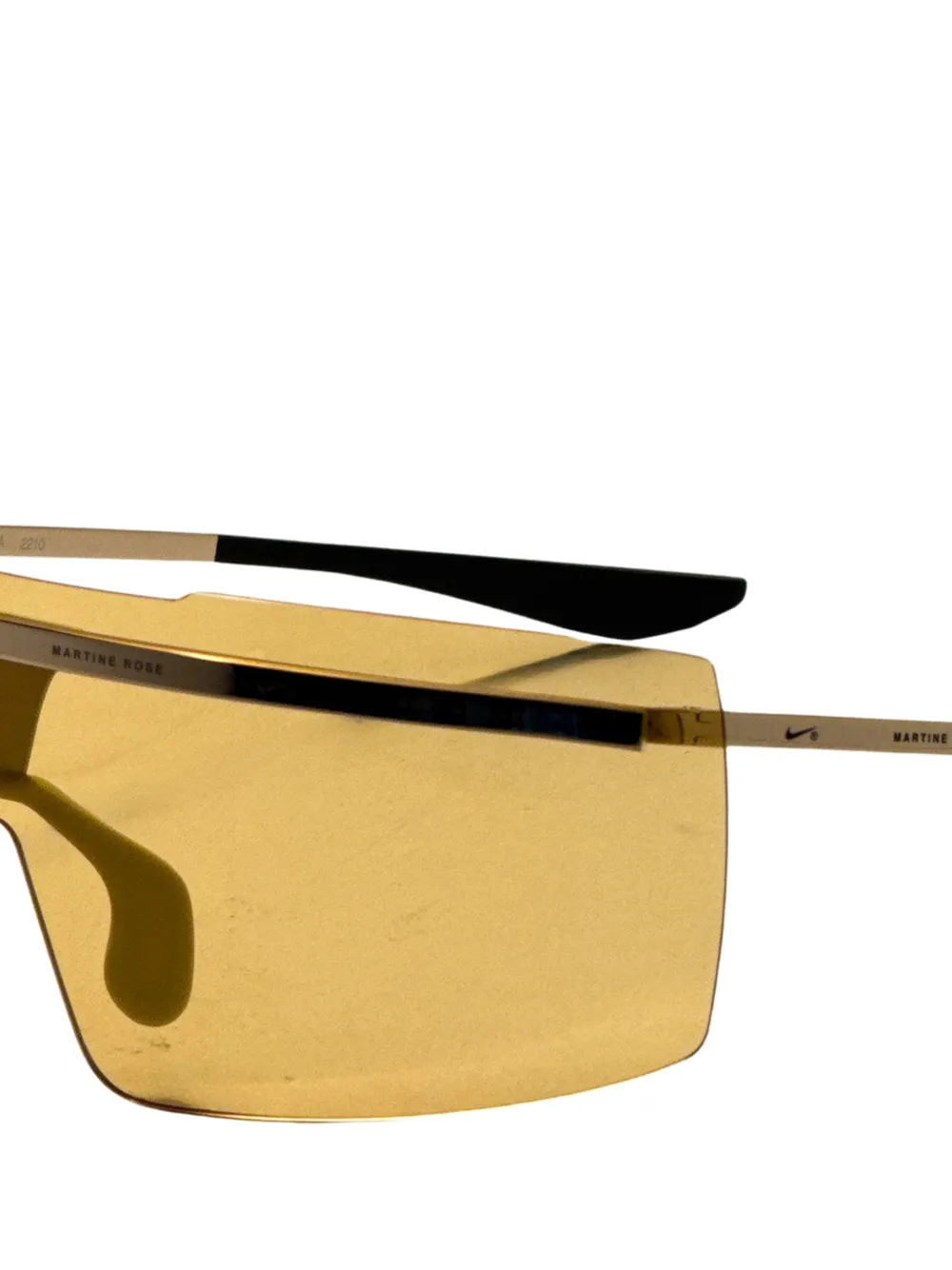 Nike x Martine Rose Echo Shield sunglasses Goud
