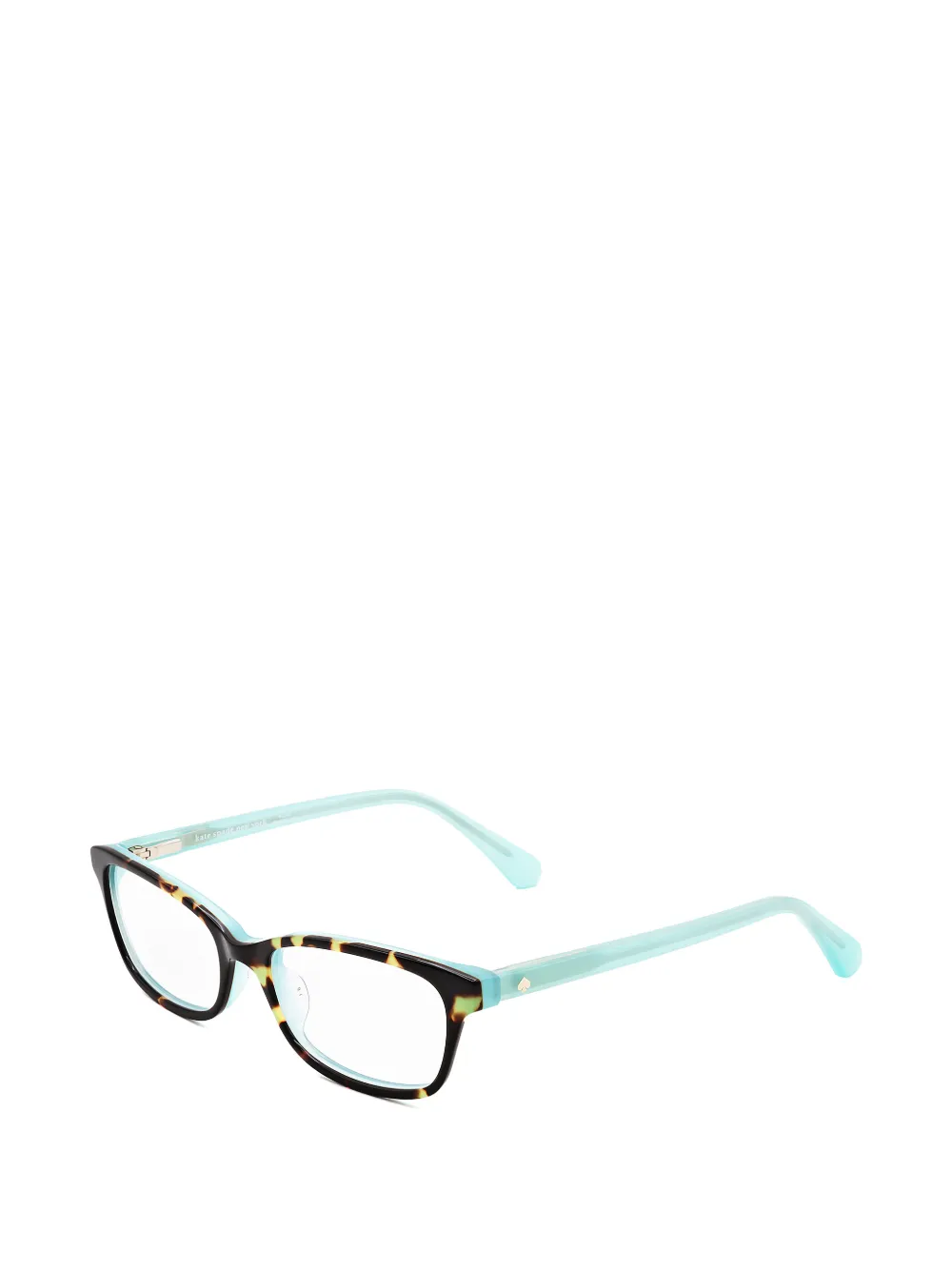 Kate Spade Eckige Brille in Schildpattoptik - Blau