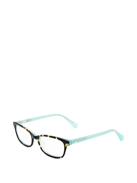 Kate Spade lentes con armazón rectangular estilo carey