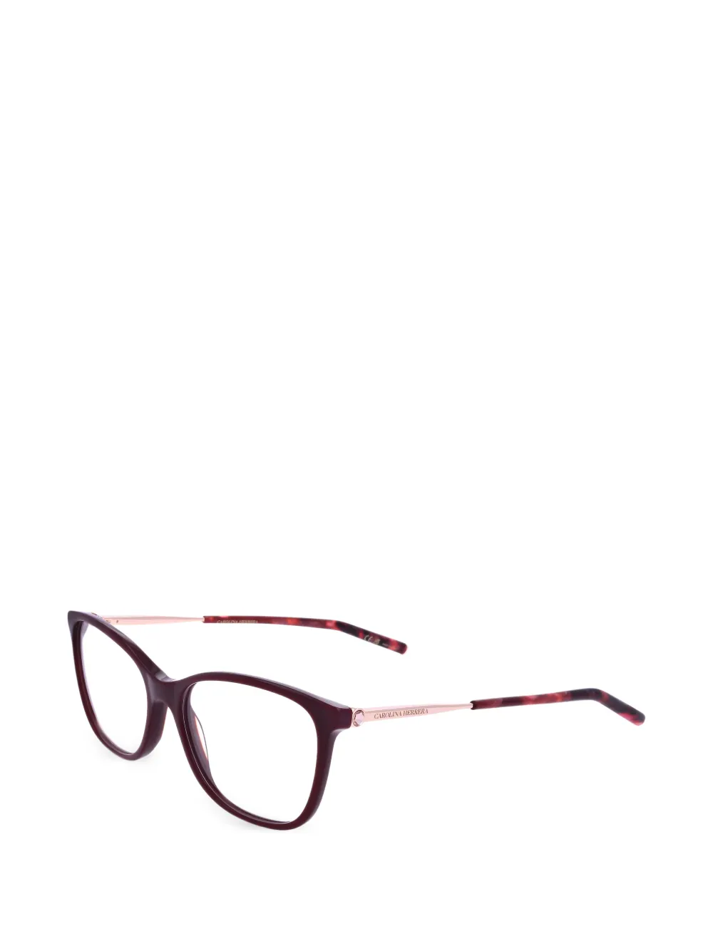 Carolina Herrera Occhiali cat-eye con cristalli - Viola