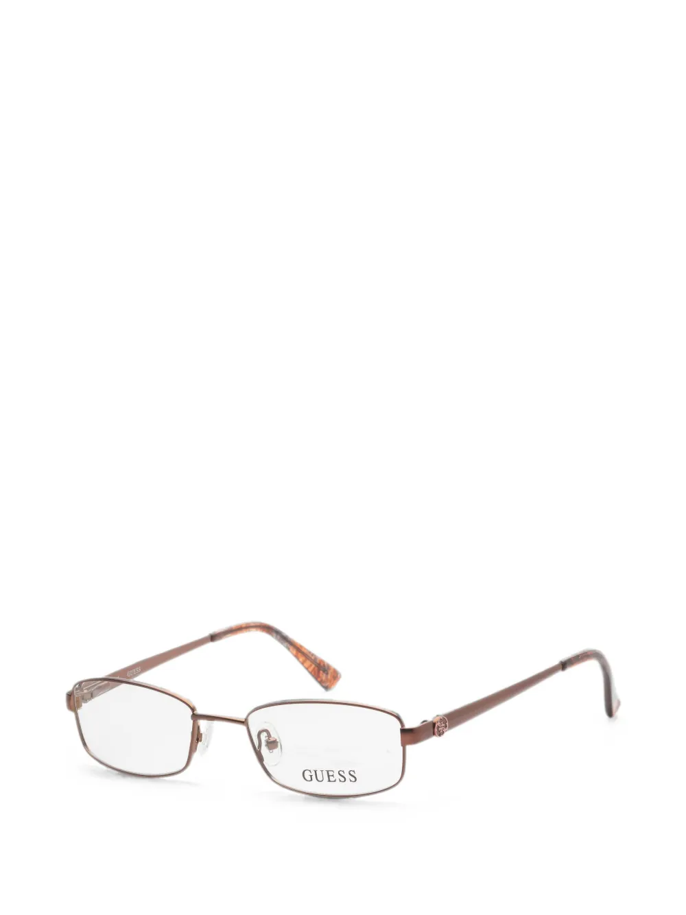 GUESS EYEWEAR Occhiali rettangolari - Marrone