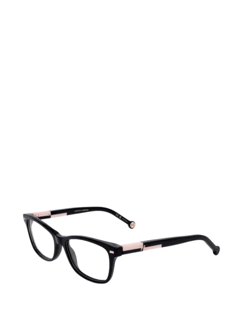 Carolina Herrera logo-plaque square-frame glasses