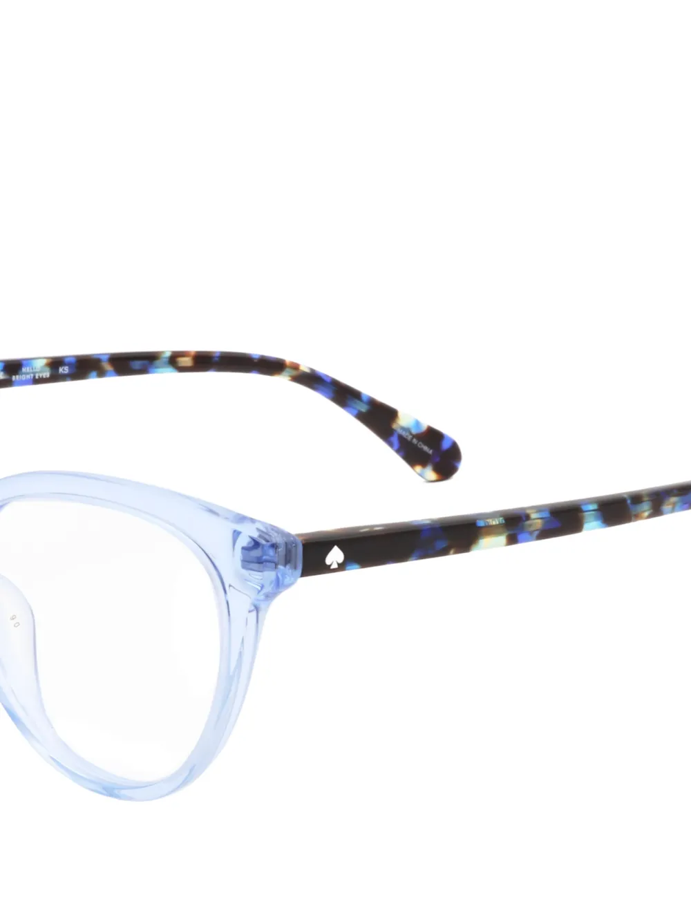Kate Spade Bril met schildpadschild-effect Blauw