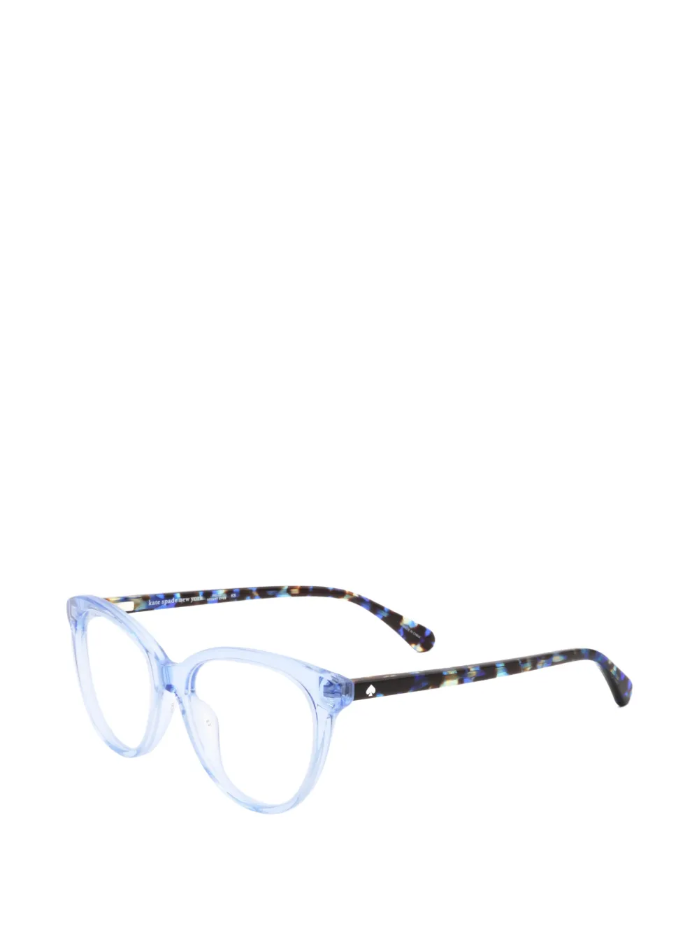 Kate Spade Cat-Eye-Brille in Schildpattoptik - Blau