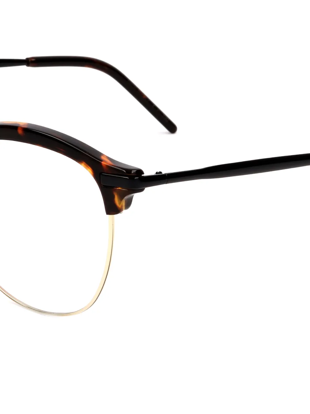Marni Eyewear Bril met schildpadschild-design Bruin