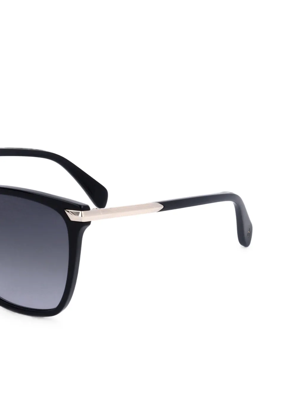 RAG & BONE EYEWEAR Zonnebril met vierkant montuur Zwart