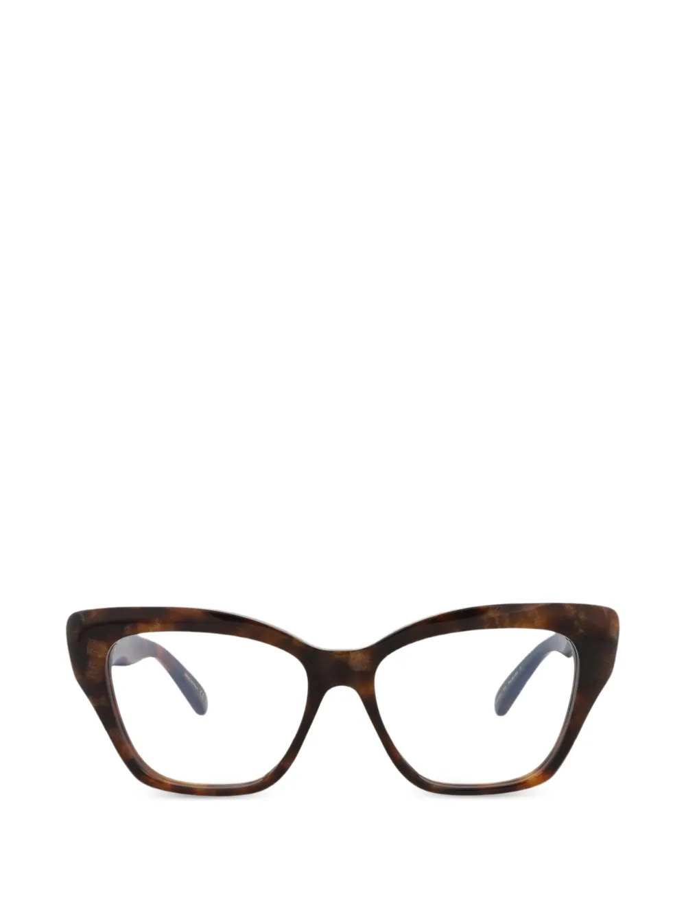 Pomellato Occhiali da sole cat-eye con effetto tartarugato - Marrone