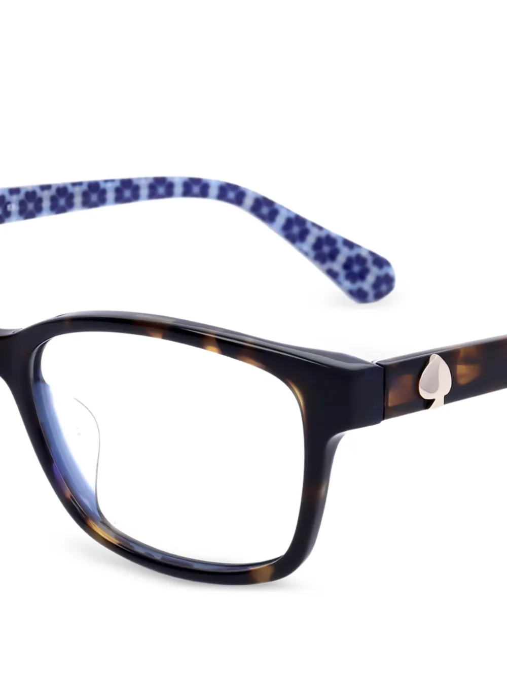 Kate Spade Kariane bril met schildpadschild-design Bruin