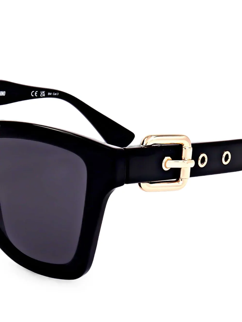 Moschino Eyewear Zonnebril met vierkant montuur Zwart