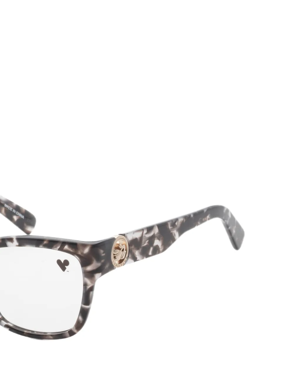 Longchamp Bril met vierkant montuur Grijs