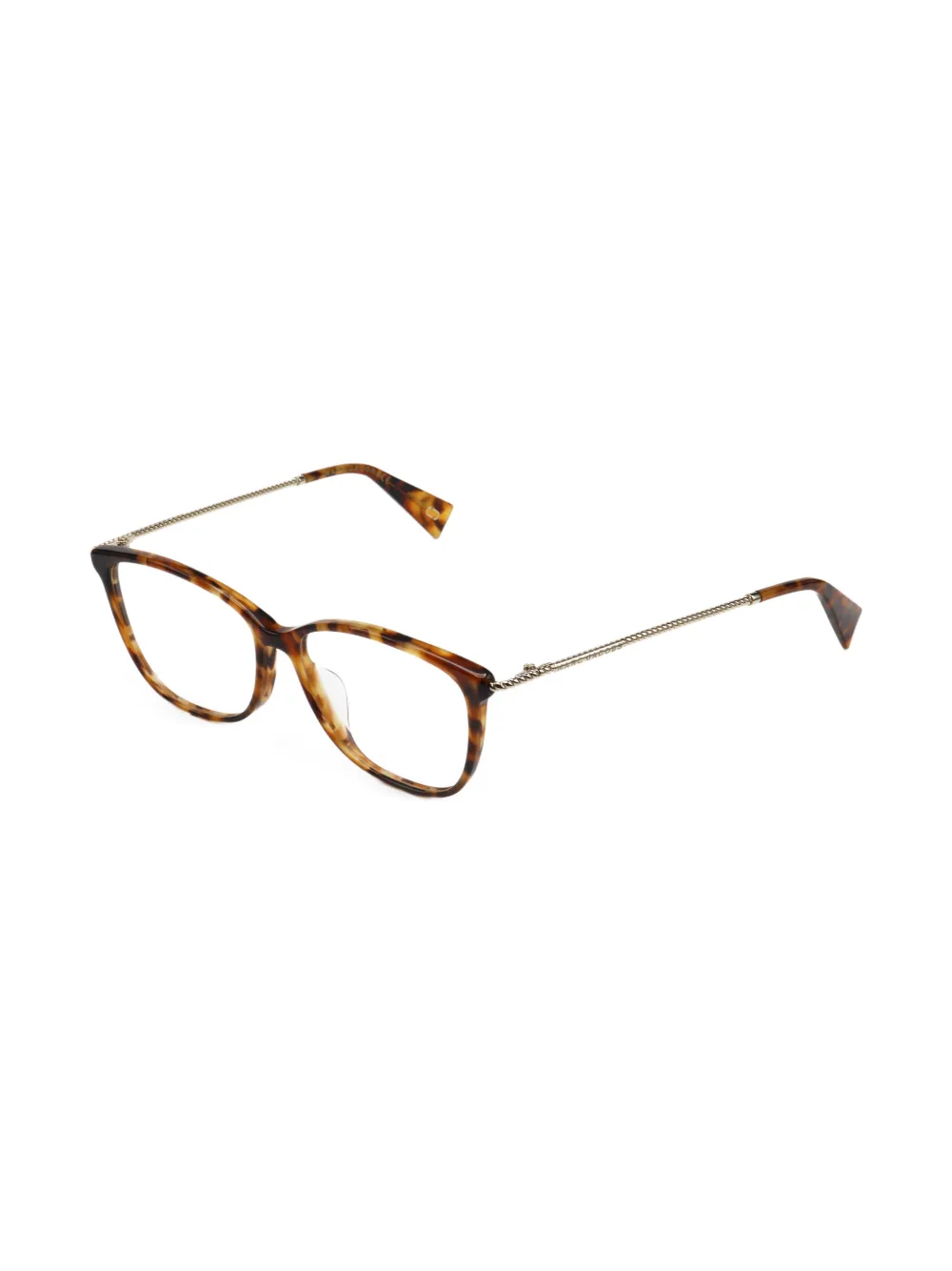 Marc Jacobs Eyewear Occhiali squadrati con effetto tartarugato - Marrone
