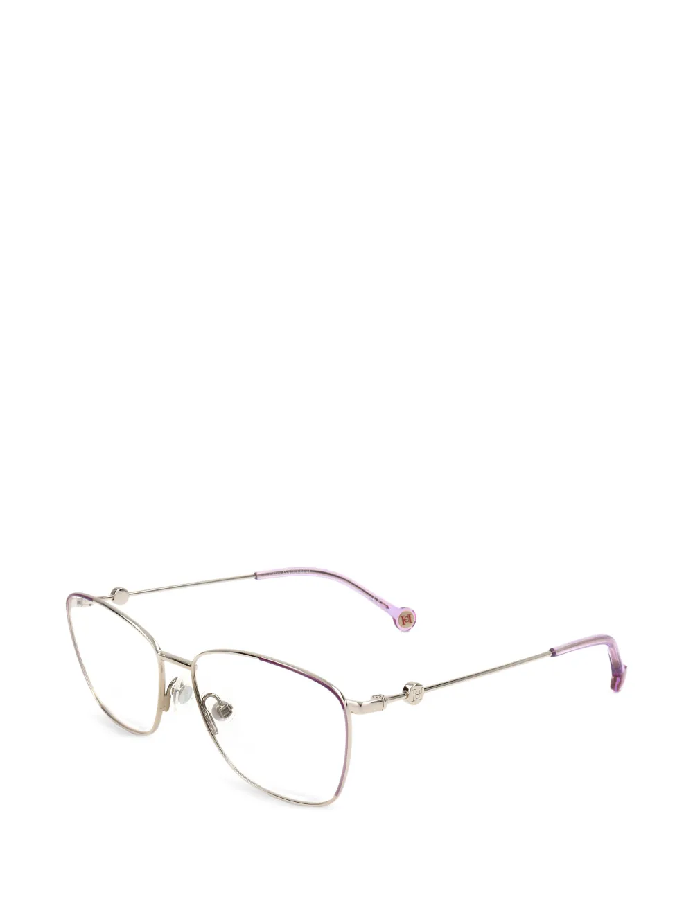 Carolina Herrera Brille mit geometrischem Gestell - Gold