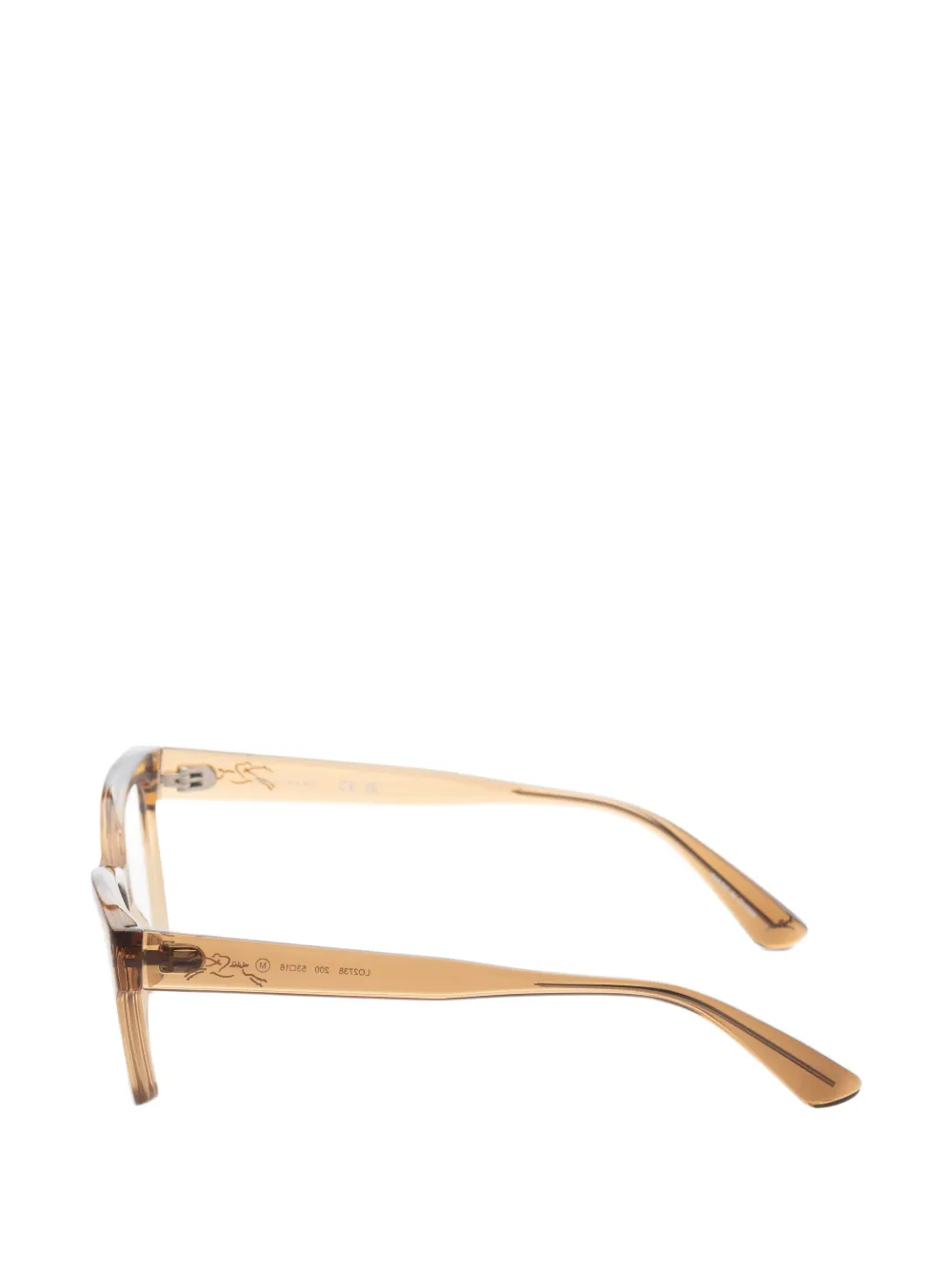 Longchamp Bril met vierkant montuur Bruin
