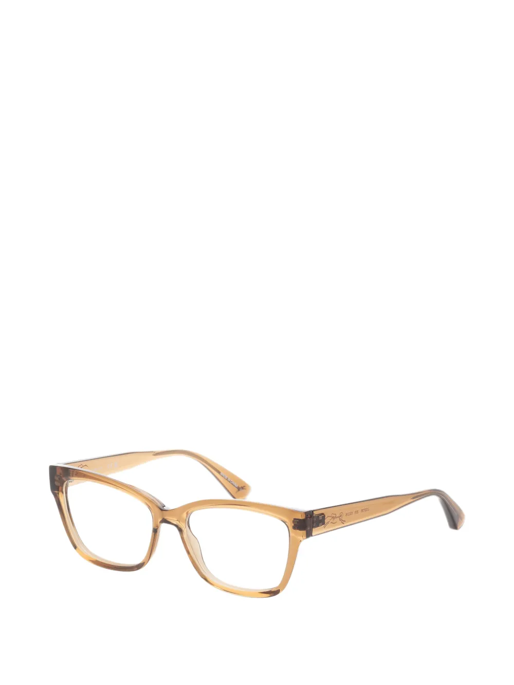 Longchamp Bril met vierkant montuur Bruin
